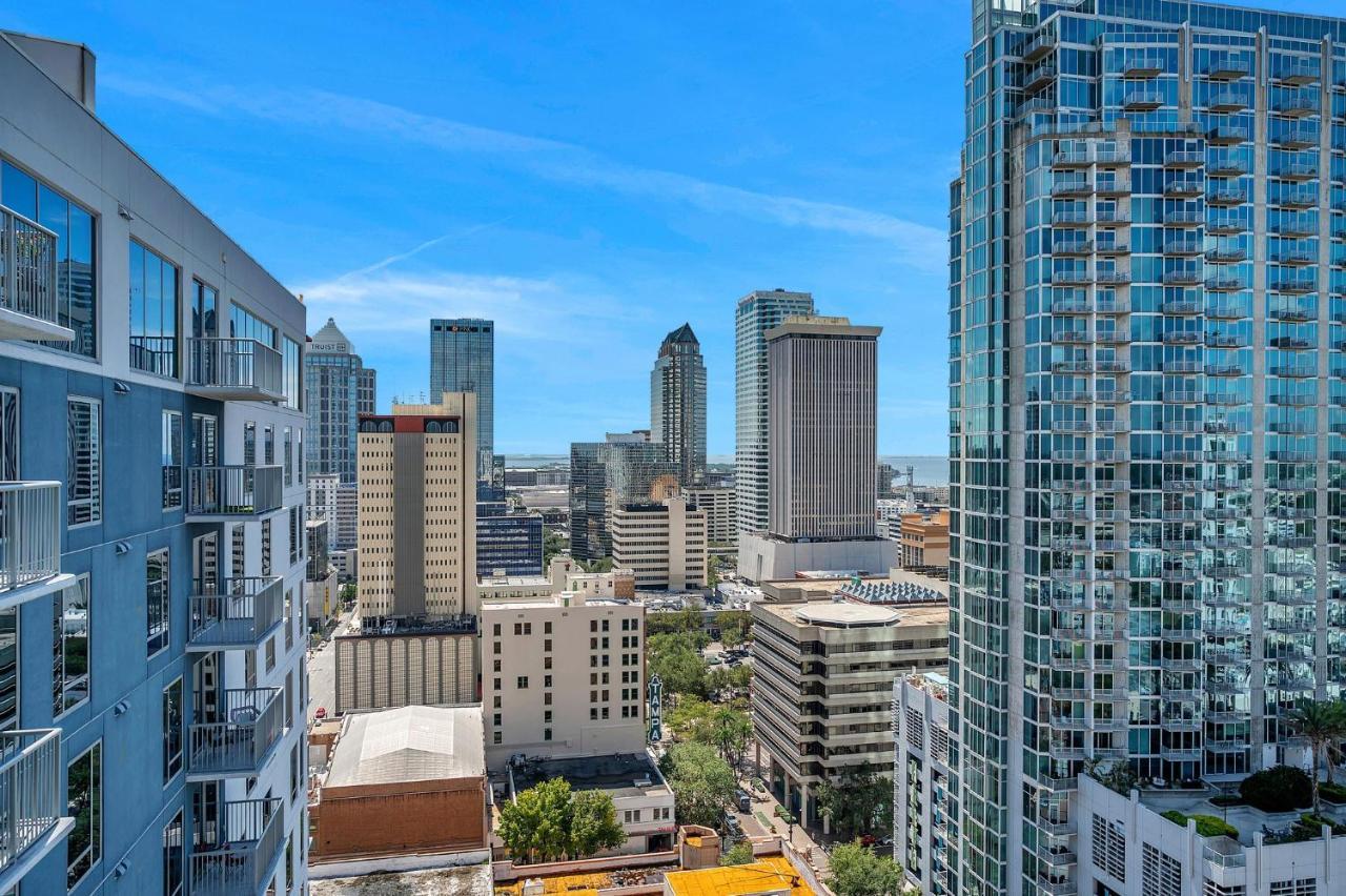 Luxury 1 Bedroom With Den Downtown Tampa Apt - City Views, Rooftop Pool, Workspace Экстерьер фото